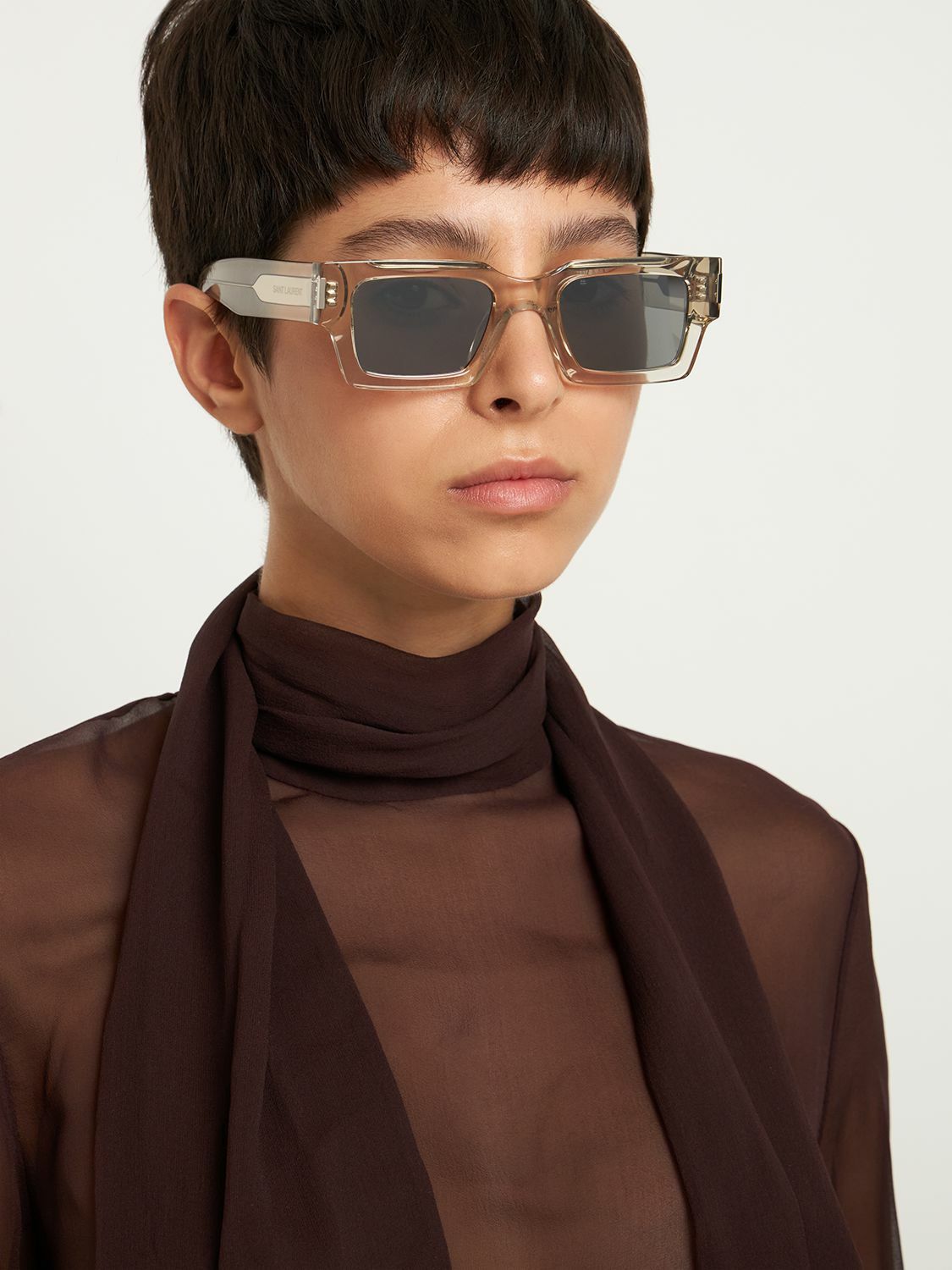 SAINT LAURENT - Sl 572 Acetate Sunglasses Saint Laurent SAINT LAURENT - Sl 572 Acetate Sunglasses Saint Laurent