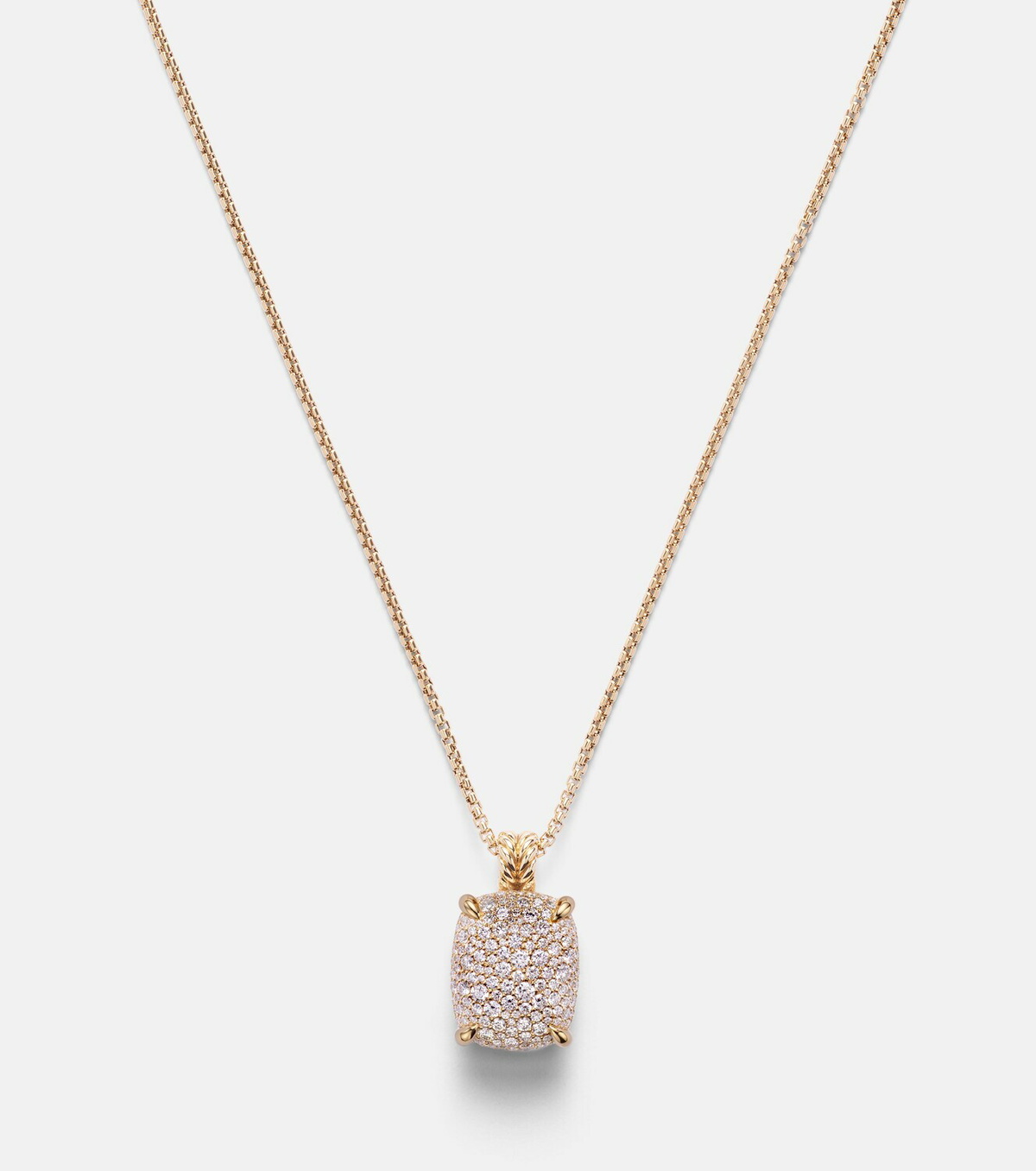 David Yurman Châtelaine® 18kt gold pendant necklace with diamonds