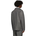 Thom Browne Grey Patch Pocket Denim Jacket