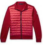 Canada Goose - HyBridge Quilted Down Shell and Merino Wool Jacket - Red