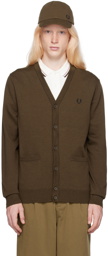 Fred Perry Brown Classic Cardigan