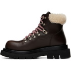 Bottega Veneta Brown Lug Hiking Ankle Boots