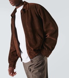 The Row Ronan suede blouson