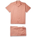 Cleverly Laundry - Washed-Cotton Pyjama Set - Pink