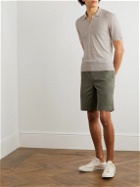 Altea - Slim-Fit Linen and Cotton-Blend Polo Shirt - Neutrals