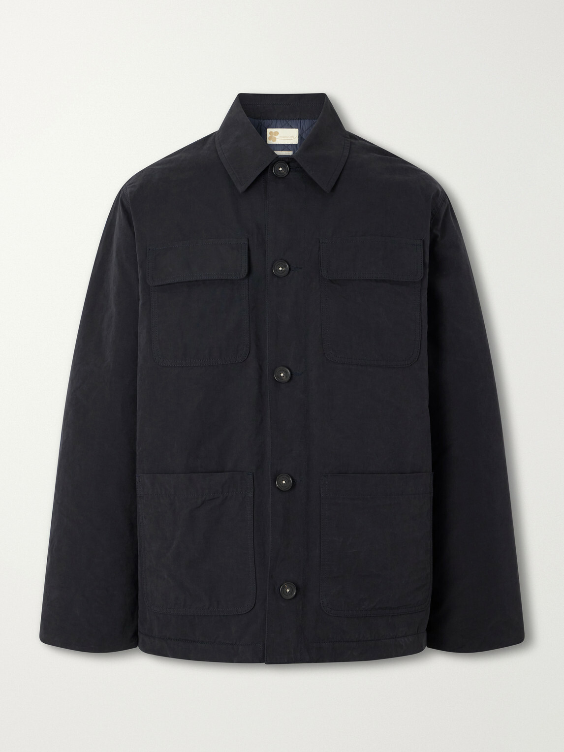 Massimo Alba - Gran Torino Padded Canvas Overshirt - Blue