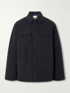 Massimo Alba - Gran Torino Padded Canvas Overshirt - Blue