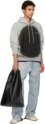 MM6 Maison Margiela Black Classic Triangle Tote