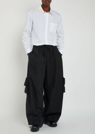 Simone Rocha Drawstring Cargo Trousers Black