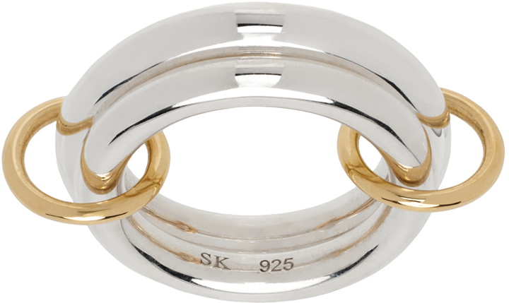Photo: Spinelli Kilcollin Silver & Gold Virgo SY Core Ring