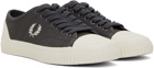 Fred Perry Gray Low Hughes Sneakers