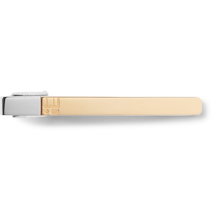 Photo: DUNHILL - Two-Tone Gold-Plated Sterling Silver Tie Clip - Gold