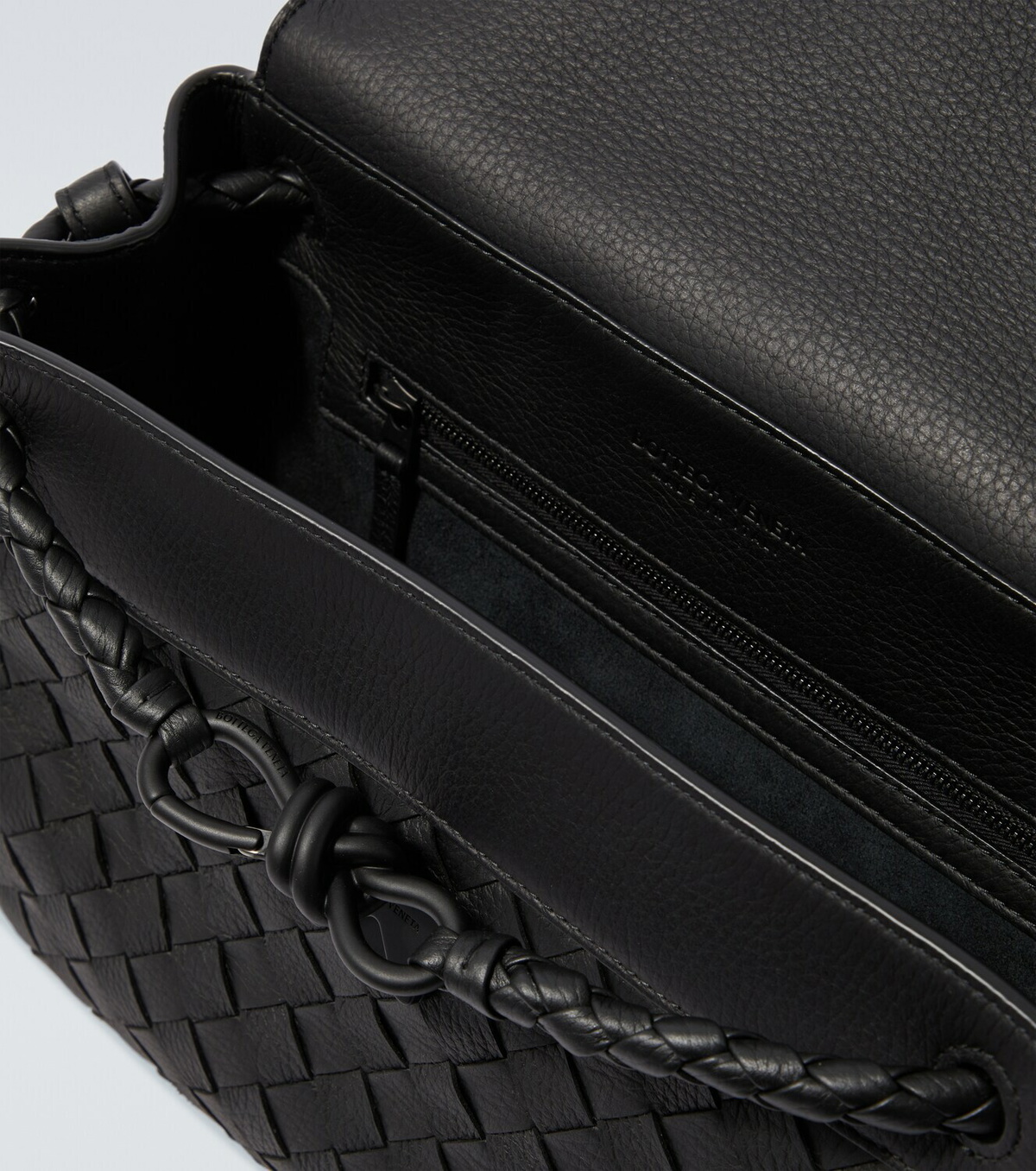 Bottega Veneta Andiamo Intrecciato Small leather messenger bag