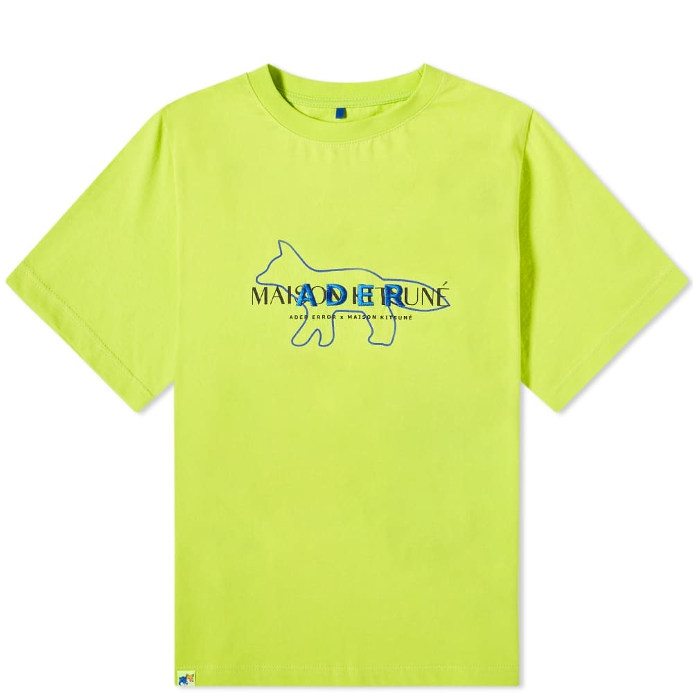 Maison Kitsuné × ADER ERROR Maison Kitsuné x ADER error Layout Tee Maison Kitsune