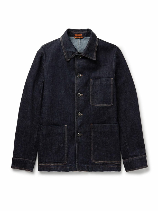 Photo: Barena - Orno Denim Overshirt - Blue