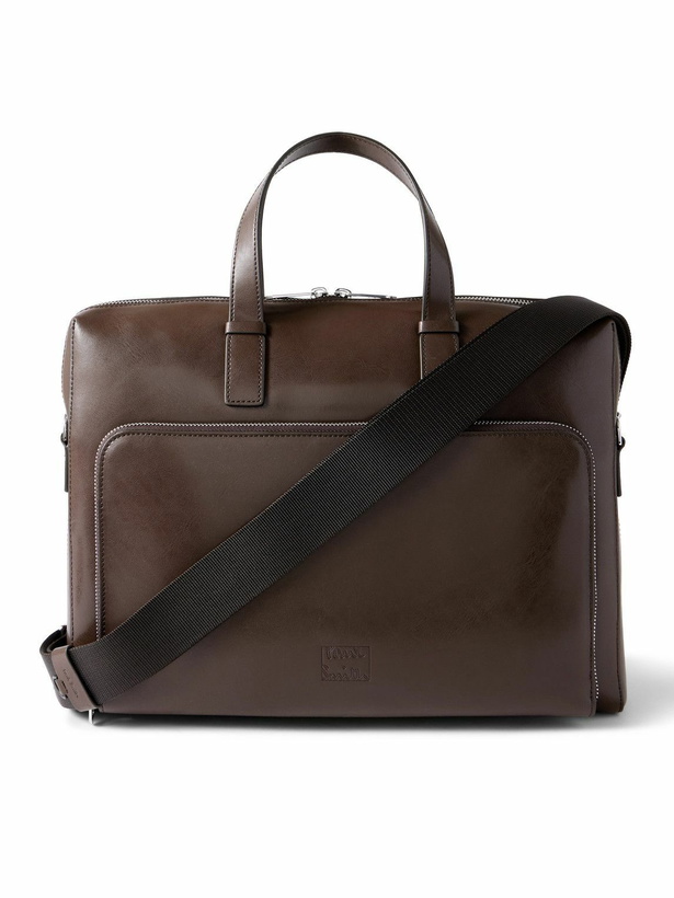 Photo: Paul Smith - Logo-Embossed Leather Briefcase