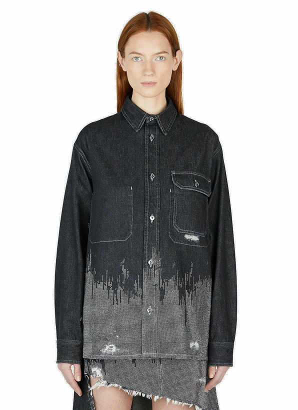 Photo: JW Anderson - Studded Workwear Shirt in Grey