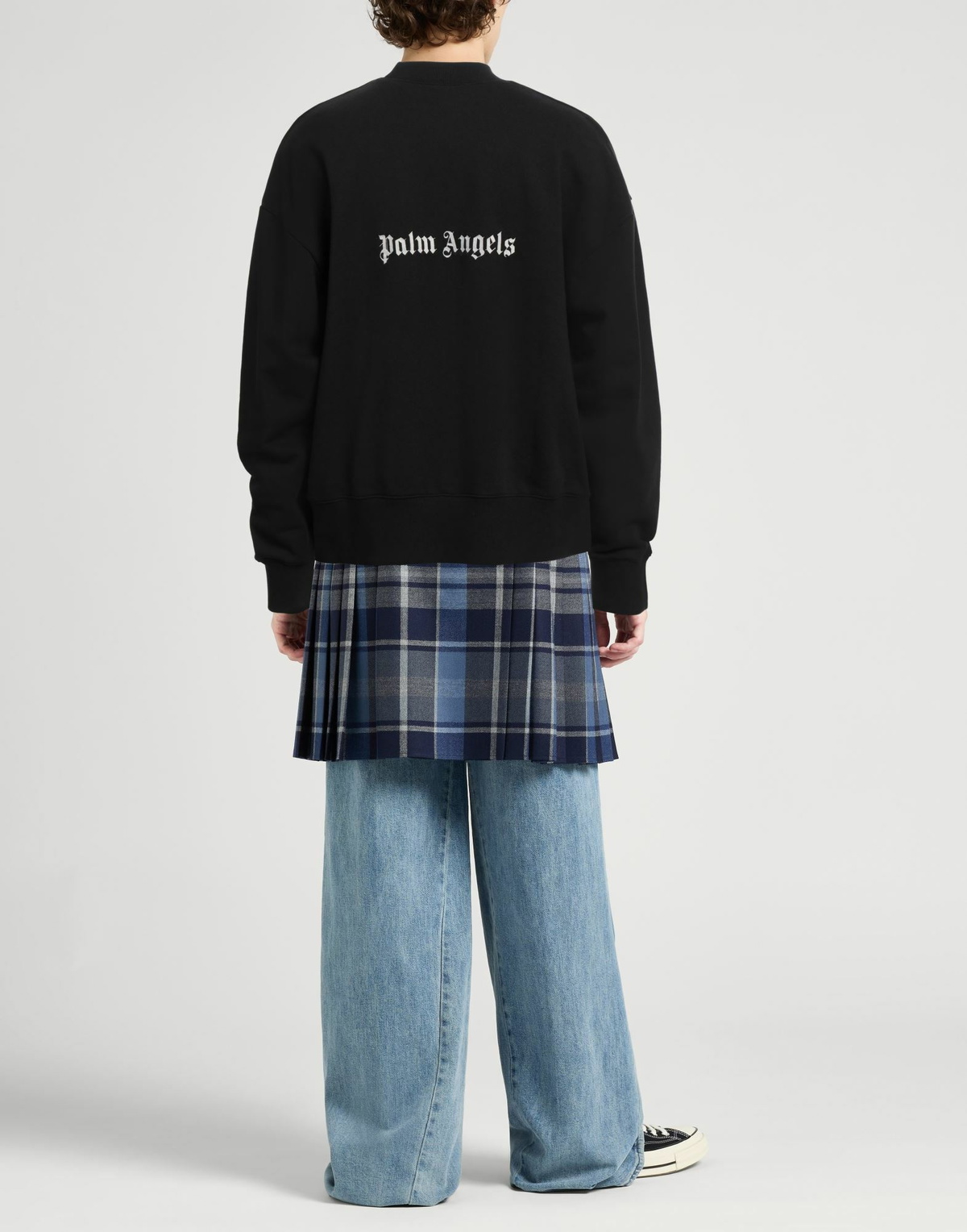 Palm Angels Mens Sweatshirt in Black