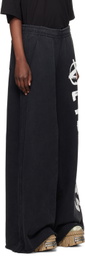 VETEMENTS Black Anarchy Sweatpants
