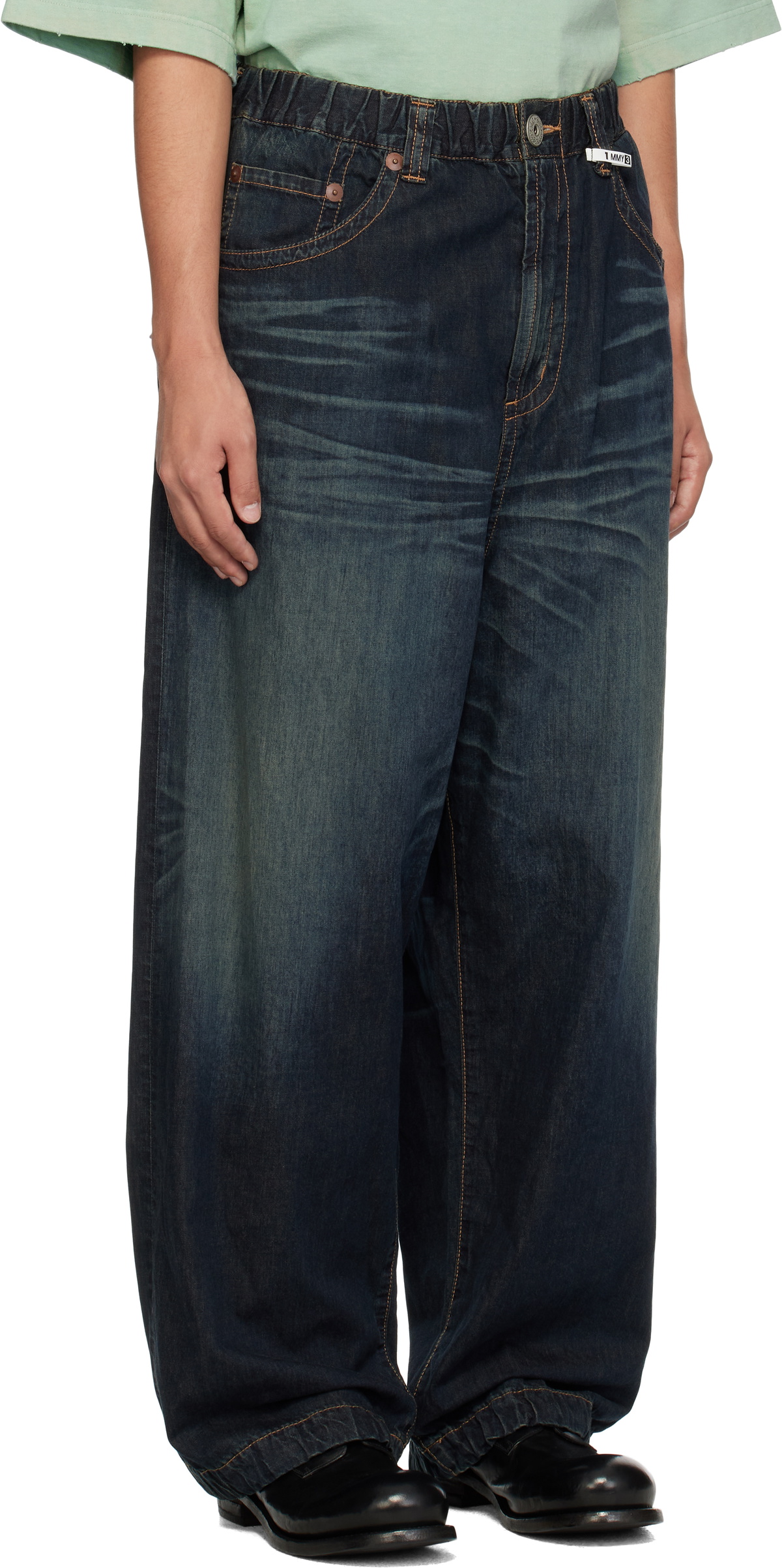 Maison MIHARA YASUHIRO Indigo Light Wide Jeans Maison MIHARA