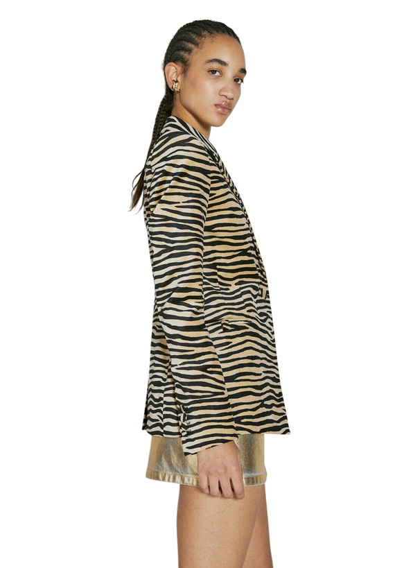 Photo: Rabanne Tiger Print Tailored Blazer