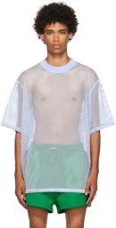 AMI Alexandre Mattiussi Blue Oversized T-Shirt