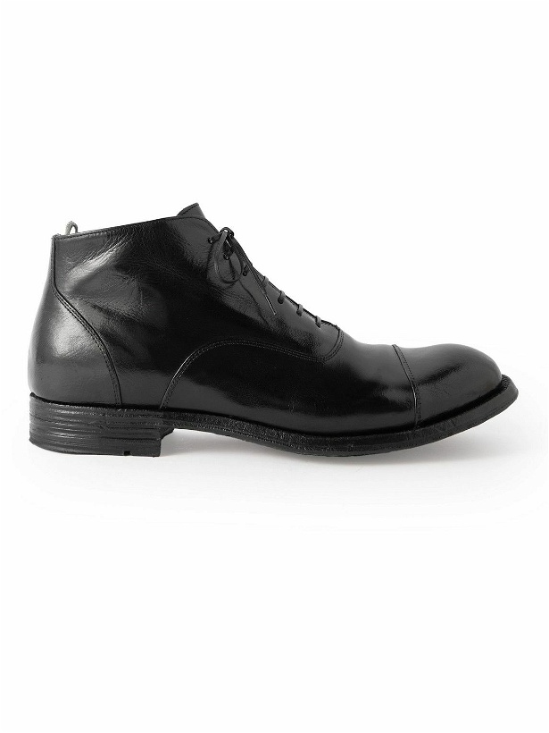 Photo: Officine Creative - Balance 009 Leather Boots - Black