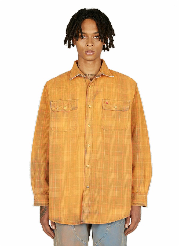 Photo: NOTSONORMAL - Reflect Flannel Shirt in Orange