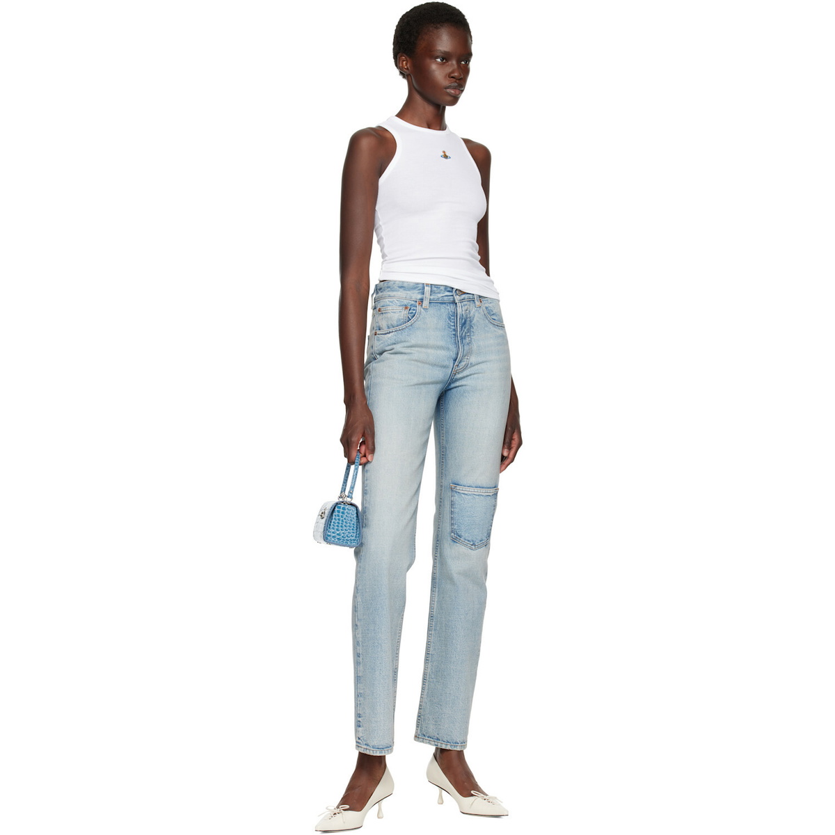 Vivienne Westwood White 90s Tank Top