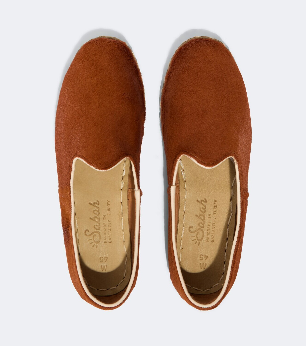 Sabah Calf hair slip-on shoes
