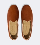 Sabah Calf hair slip-on shoes