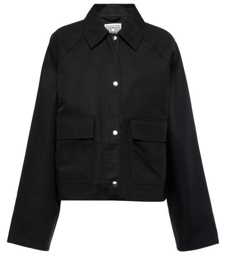 Photo: Toteme Single-breasted cotton jacket