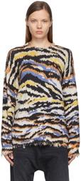 R13 Multicolour Zebra Sweater