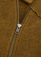 Eileen Fisher Bouclé Wool Jacket Dark Brown