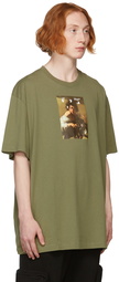 Off-White Khaki Slim Caravaggio Boy T-Shirt