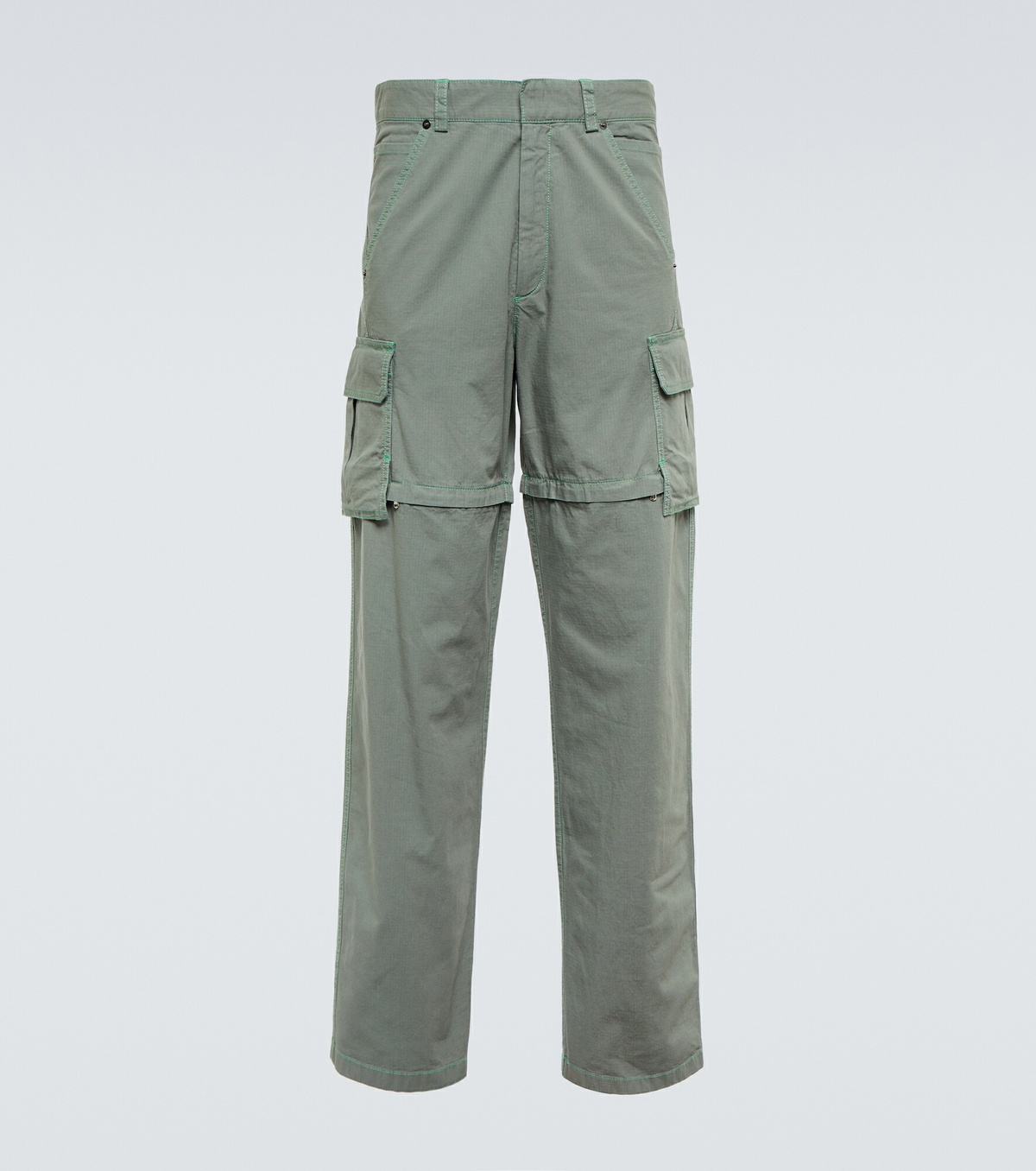 Le Cargo Croissant cotton cargo pants in brown - Jacquemus