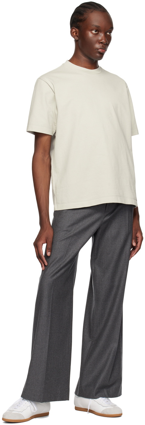 Lady White Co. Taupe Rugby T-Shirt