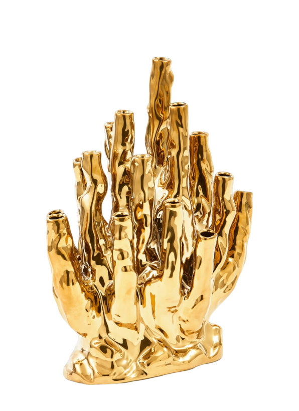 Photo: POLSPOTTEN Abstract Sculpture in Metallic Finish