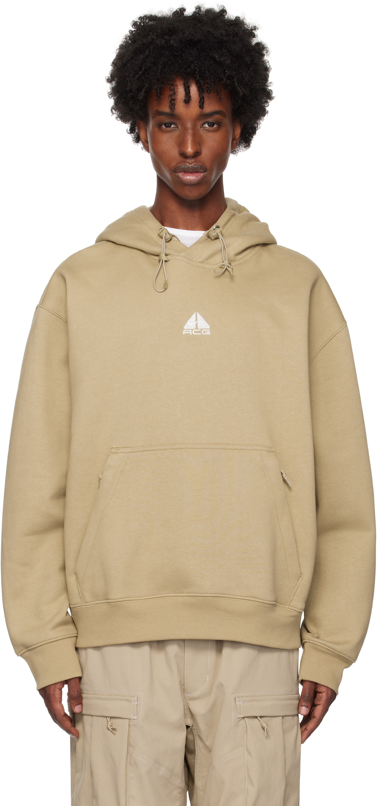 nike acg khaki hoodie