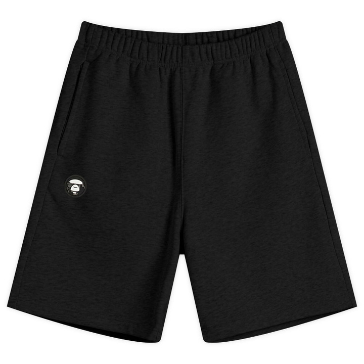 Photo: Men's AAPE Now Solid Sweat Shorts in Black