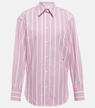 Victoria Beckham - Oversized striped cotton poplin shirt