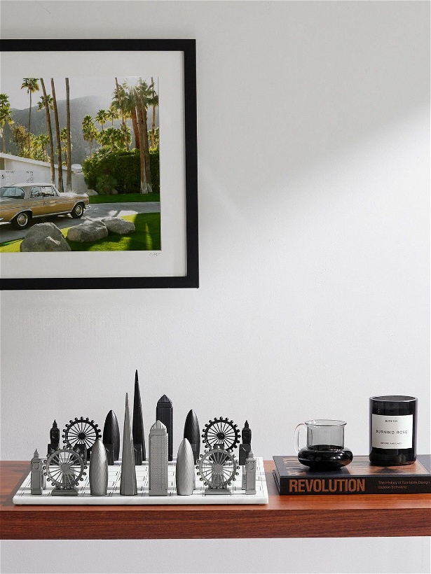Photo: Skyline Chess - London Stainless Steel and Marble Chess Set
