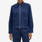A Kind of Guise Women's Jasna Zip Jacket in Raw Riviera Denim