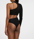 Roberta Einer Legato asymmetric cotton bodysuit