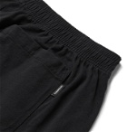 Vetements - Motörhead Wide-Leg Printed Cotton-Jersey Shorts - Black