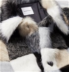 Sasquatchfabrix. - Checked Faux Fur Jacket - Multi