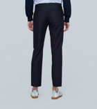 Maison Margiela - Tailored drawstring wool formal pants