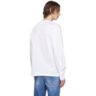 Dsquared2 White Stud Fit Long Sleeve T-Shirt