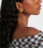 Oscar de la Renta Palm Tree embellished earrings