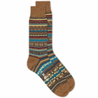 Chup Indian Yell Sock in Clay